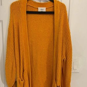NWT Aritzia Wilfred Rourke Cardigan in Tuscan Sun